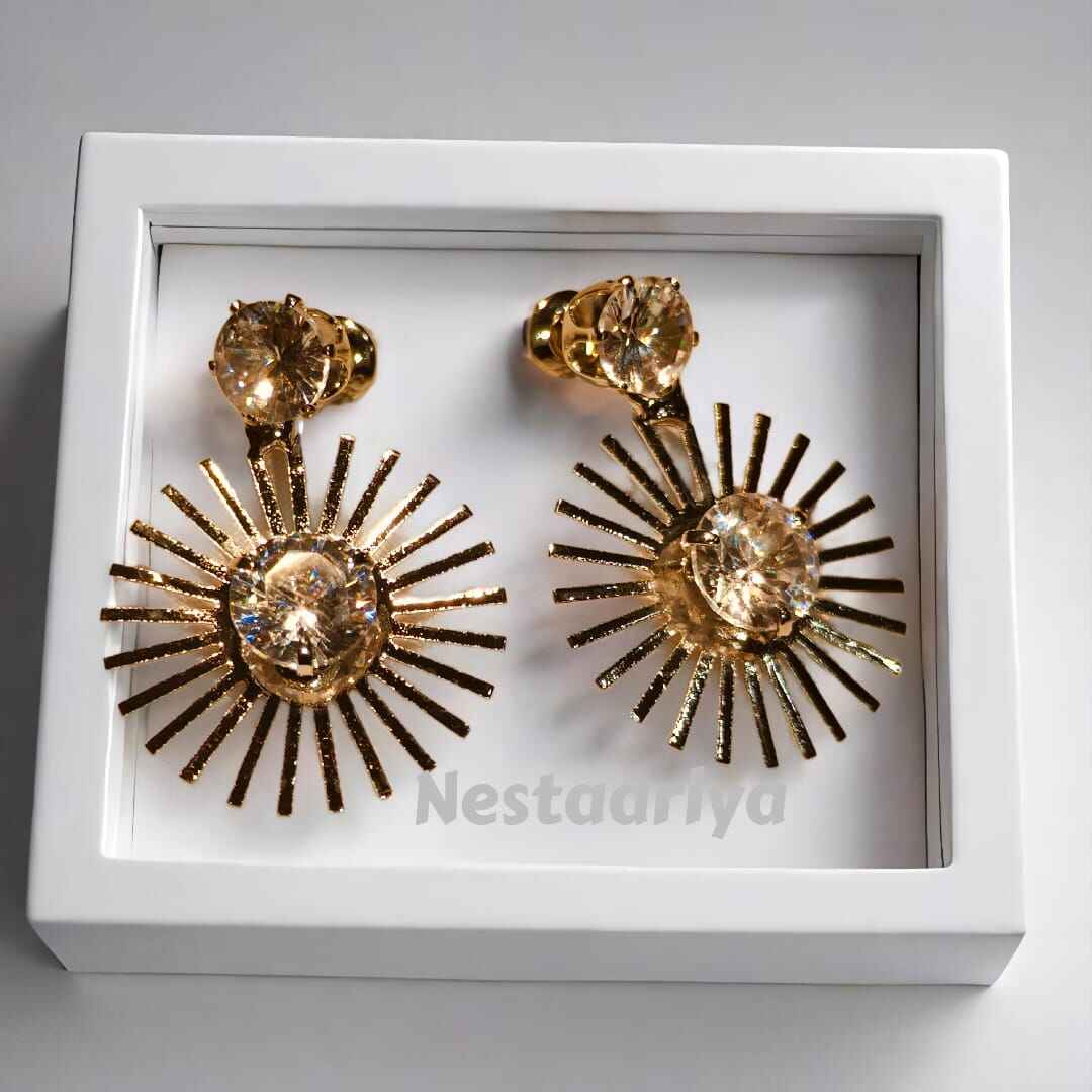 Sunburst Shine Earrings gold1