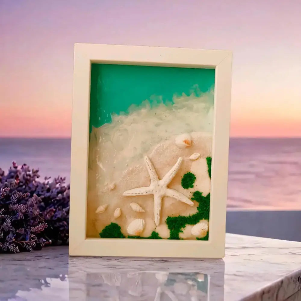 Beach Art - Framed - Beach Painting art